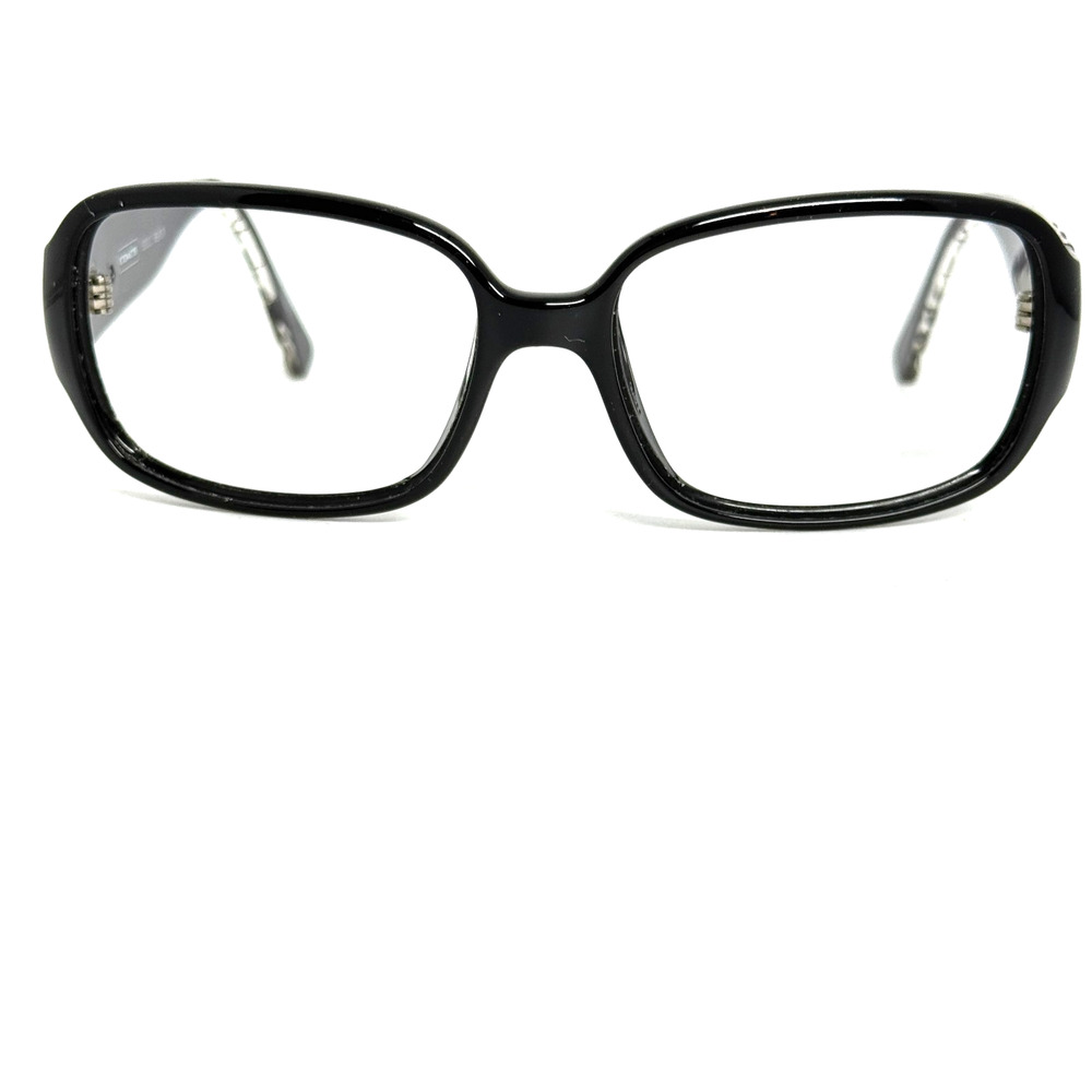 Coach S3011 BLACK 55-16-120 Black/Gray Crystal Full Rim Sunglasses Frame 19806